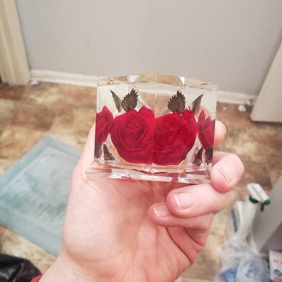 Real Rose Paperweight - Picture 3 of 6